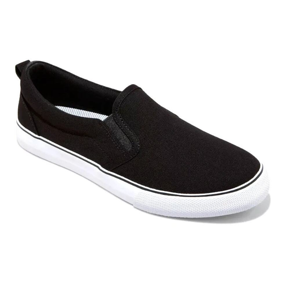Women's Millie Twin Gore Slip-On Sneakers - A New Day - Black